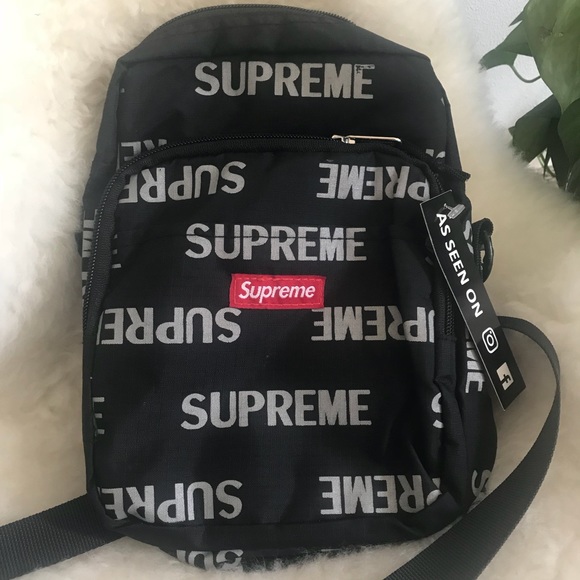 supreme reflective shoulder bag